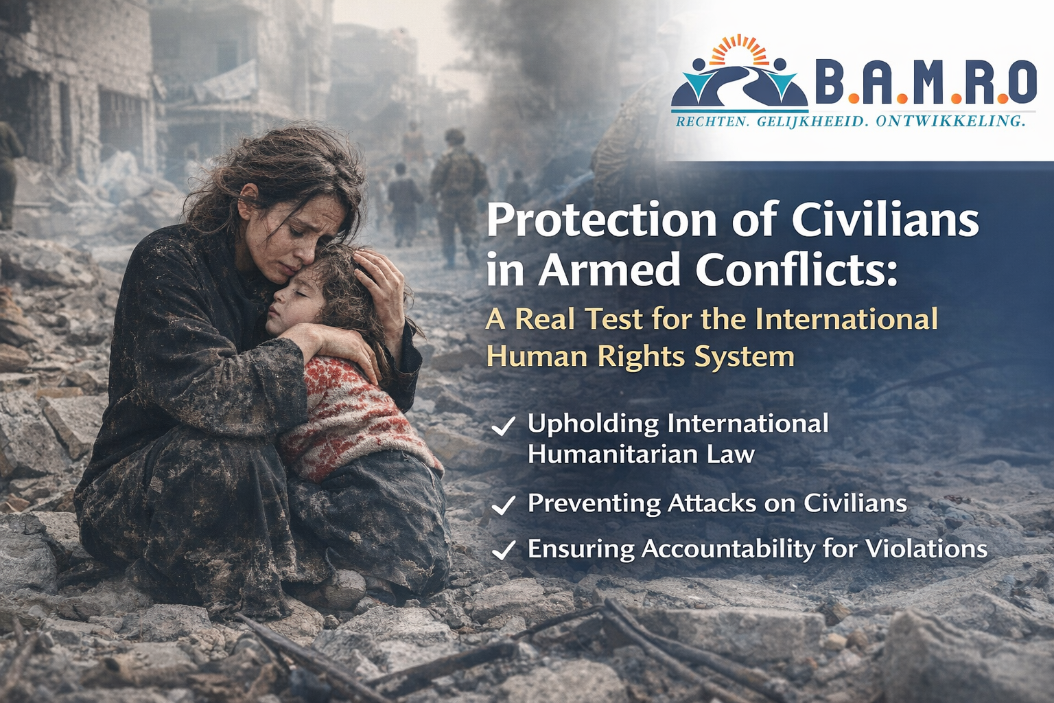 La protection des civils dans les conflits armés :